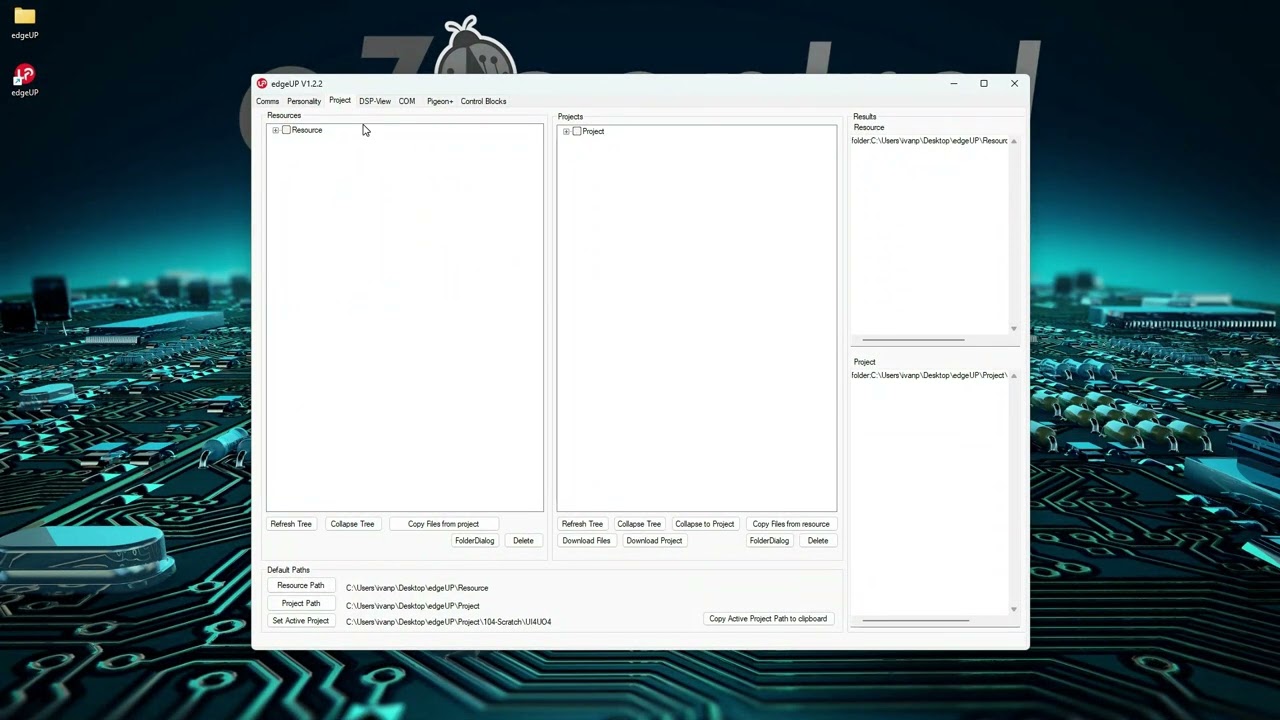 104 &ndash; EdgeUP Project Tab.