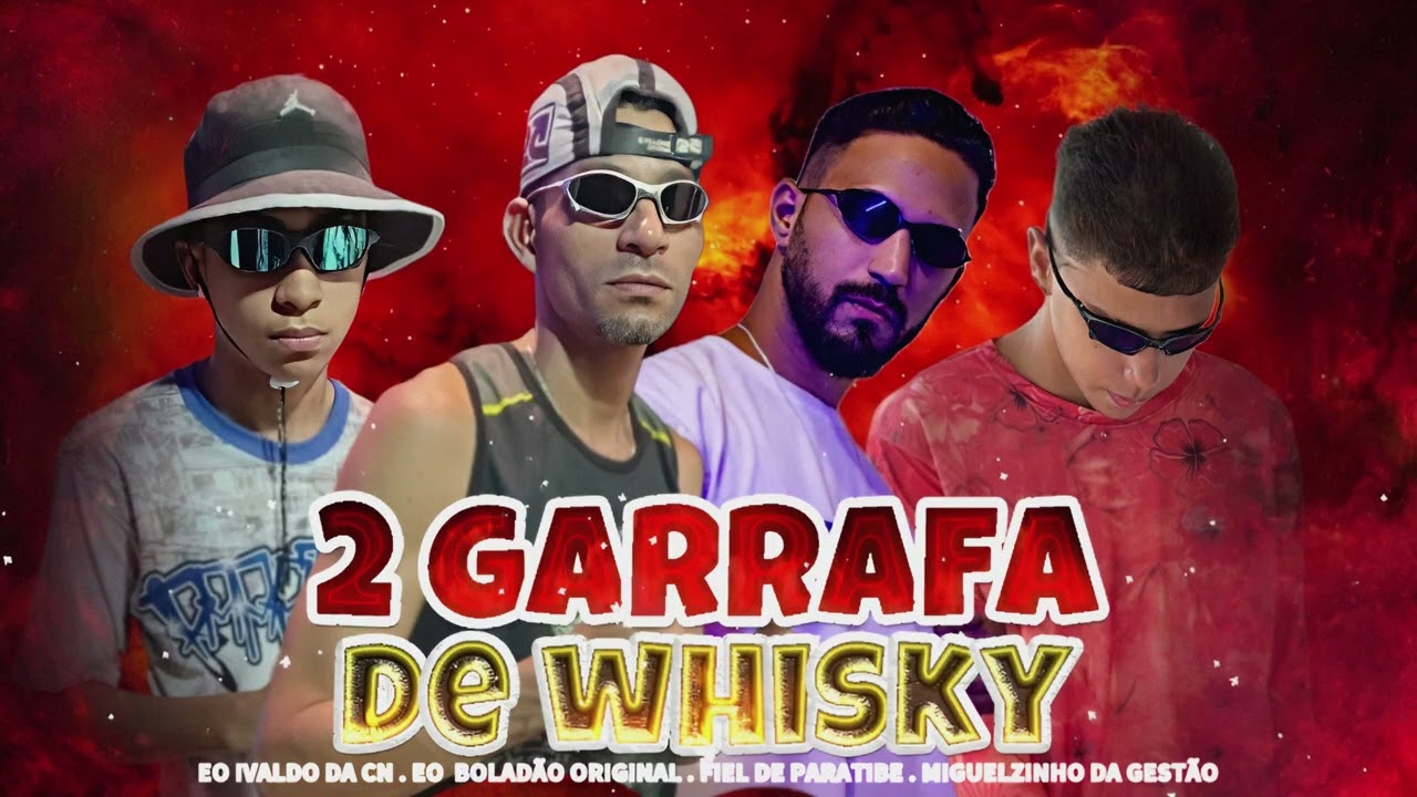 2 GARRAFAS DE WHISKY  🥃 Miguelzinho da Gestão, Fiel de Paratibe, Boladao Original, Ivaldo da Cn