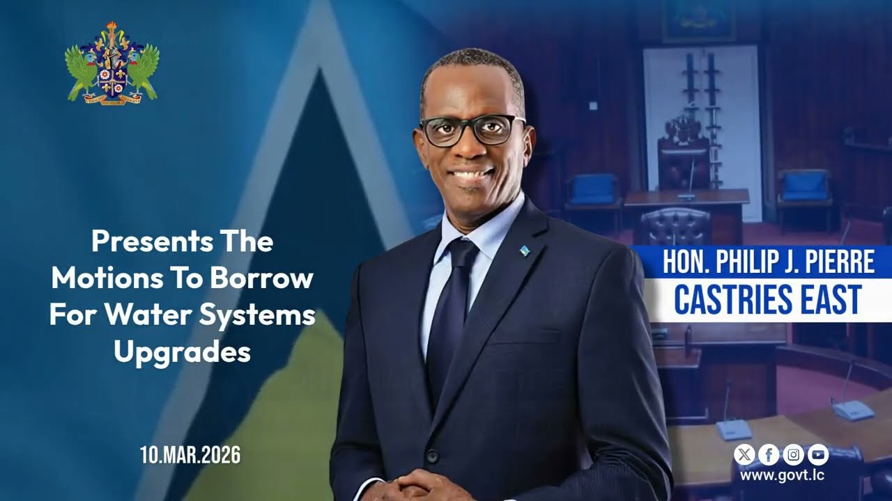 Hon. Philip J  Pierre Presents The Motions To Borrow For Water Systems Upgrades
