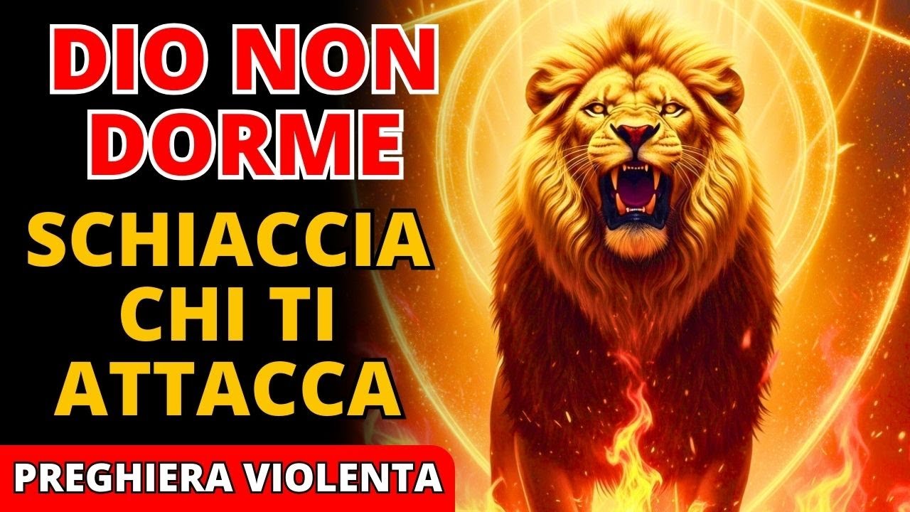 ⚔️ Preghiera Violenta di Guerra: Mentre Dormi, Dio SCHIACCIA i Nemici Nascosti