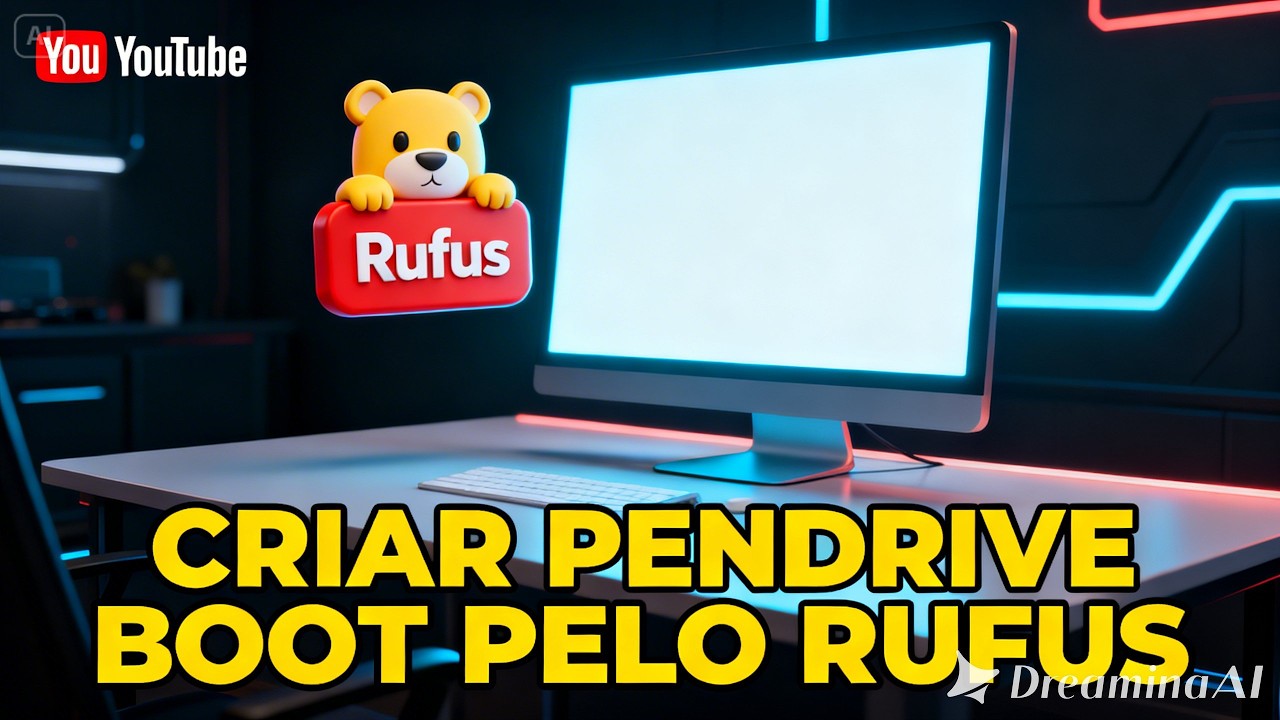 COMO CRIAR PENDRIVE BOOT PELO RUFUS