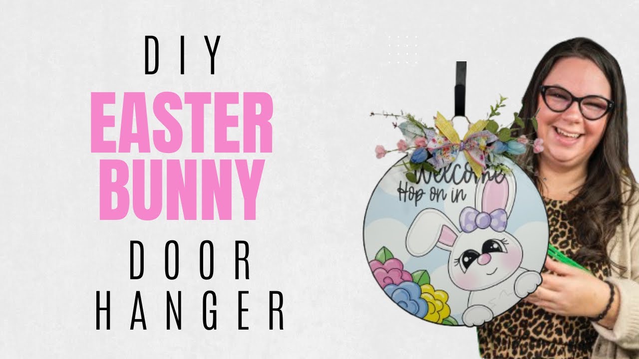 Подвеска на дверь в виде пасхального кролика своими руками | Ежемесячная подписка на Deco Exchange