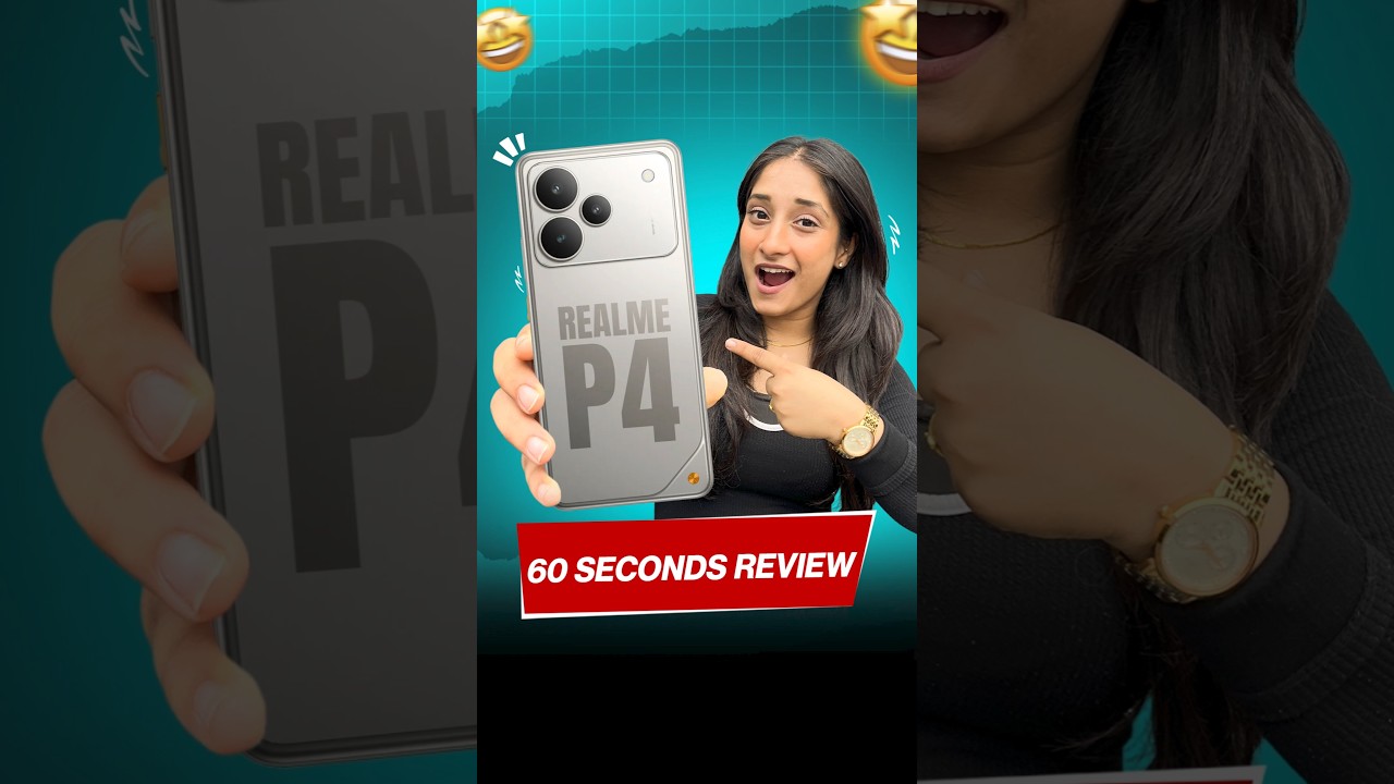 Realme P4 review in 60 seconds 😍
