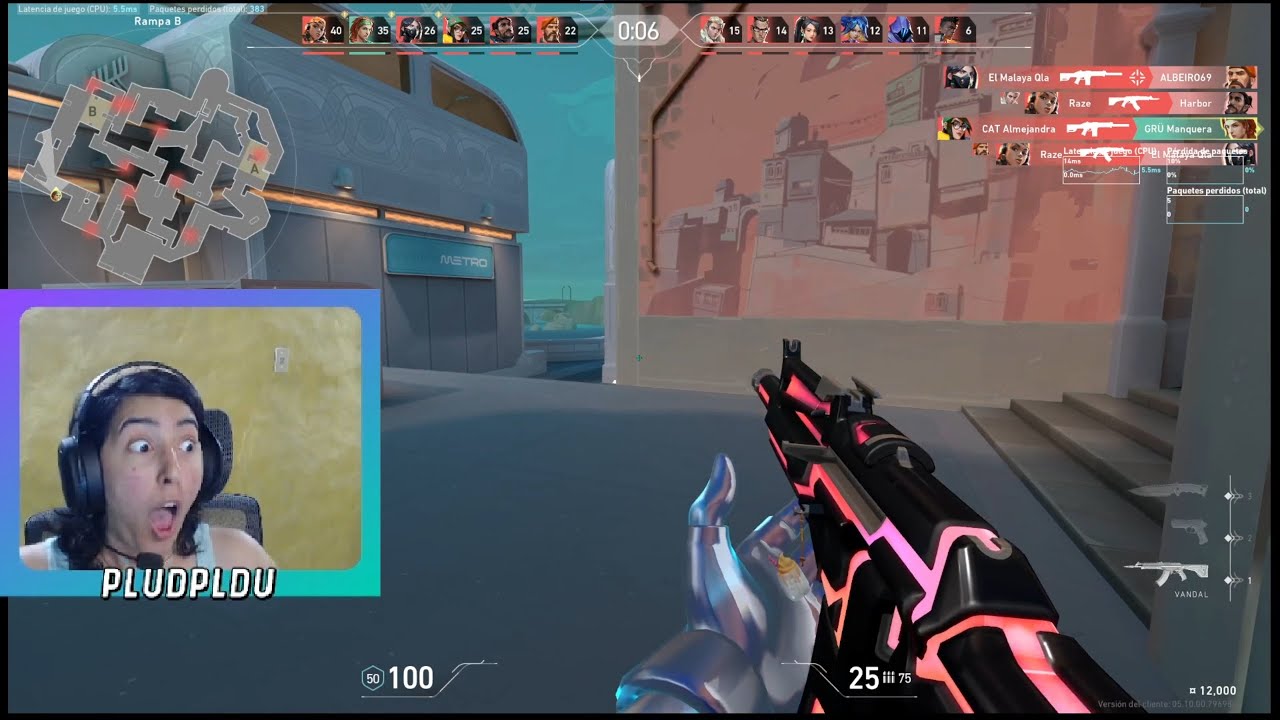 Clases de HEADSHOT 💀 con Tanque de Agua | VALORANT (Gameplay latino)