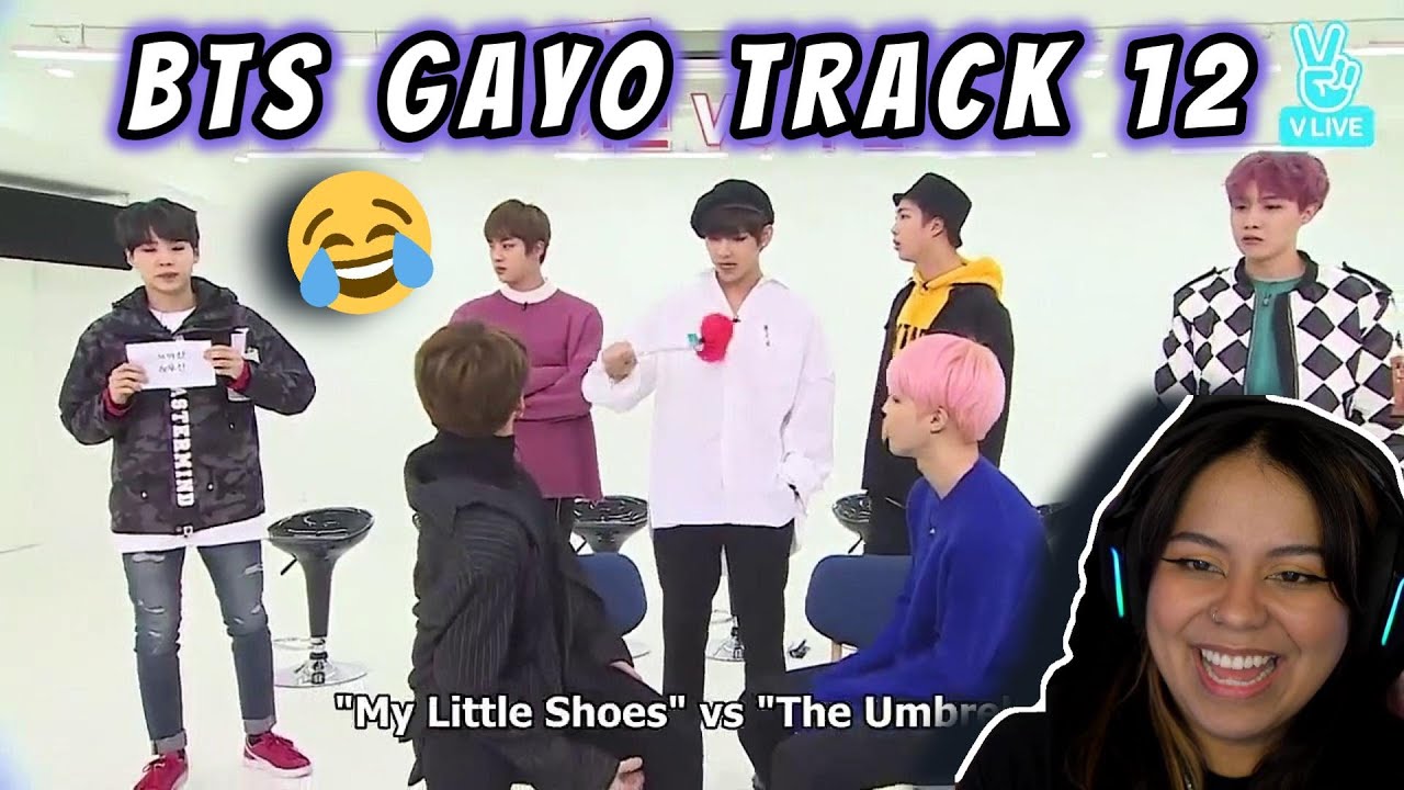 BTS GAYO - Track 12 | first time REACTION!!