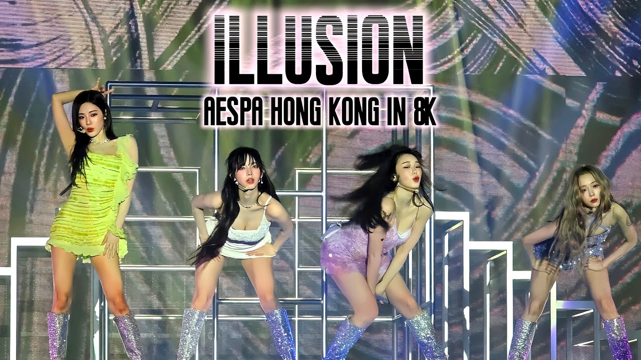 [8K]AESPA - IIIUSION 03/08/24 DAY ONE HONG KONG SYNK : PARALLEL LINE FANCAM 8K 