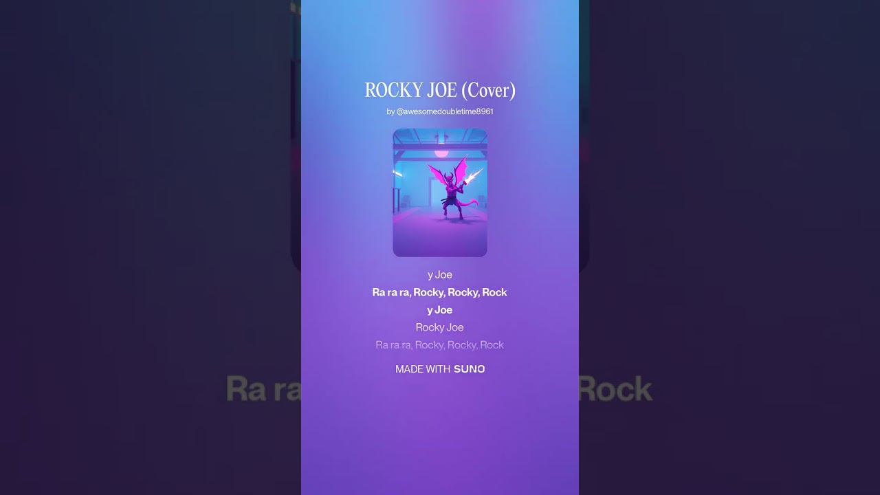 ROCKY JOE Cover