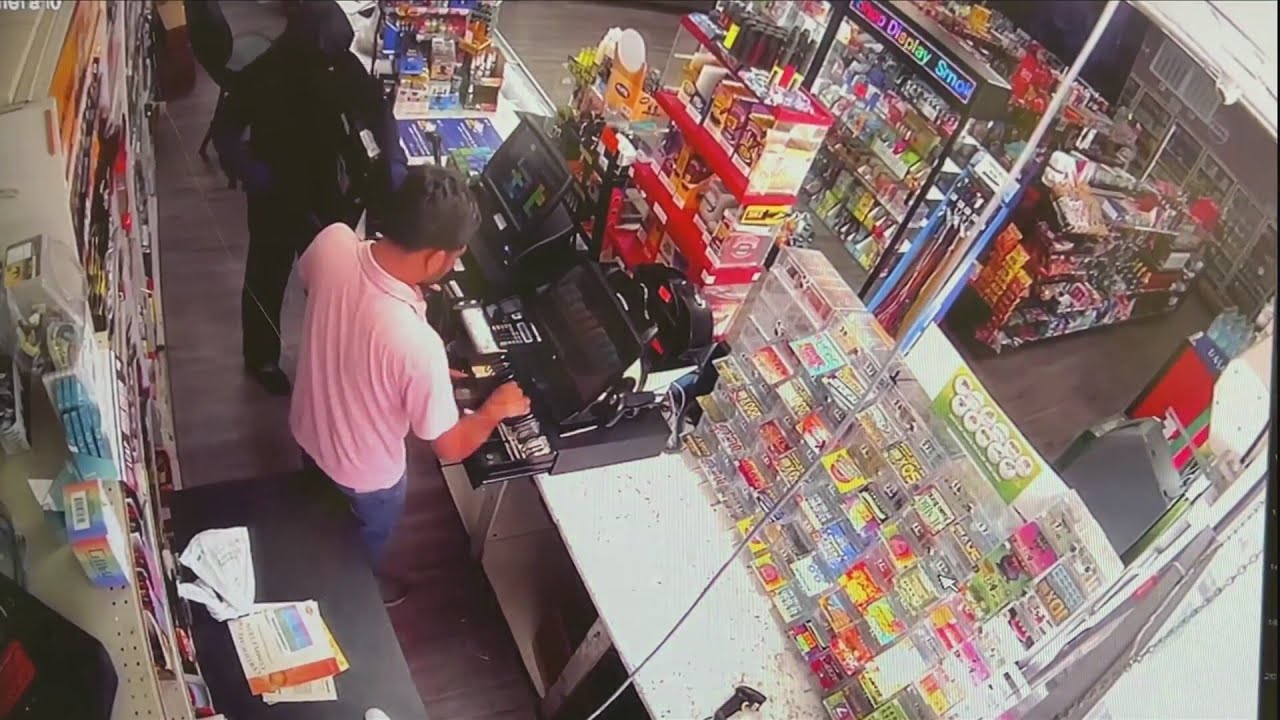 WATCH: Armed robbery at Claxton gas station