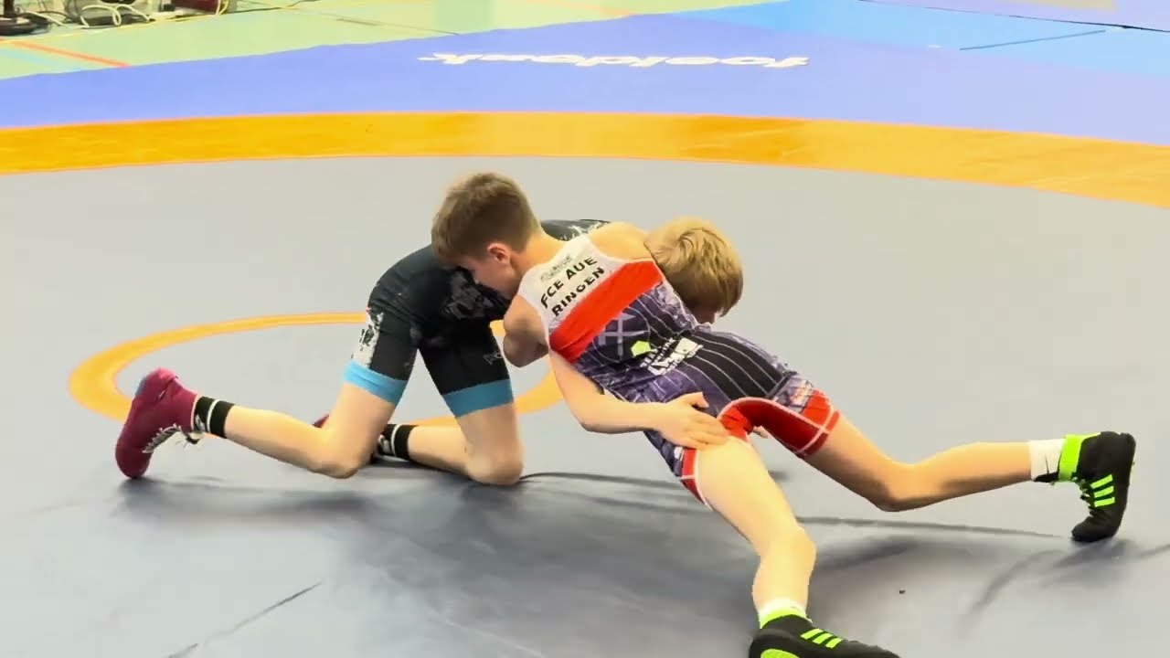 Wrestling / Ringen,  Sparkassenpokal Jena 2025, Freestyle, U12, 32 kg, Georgi - Schäfer