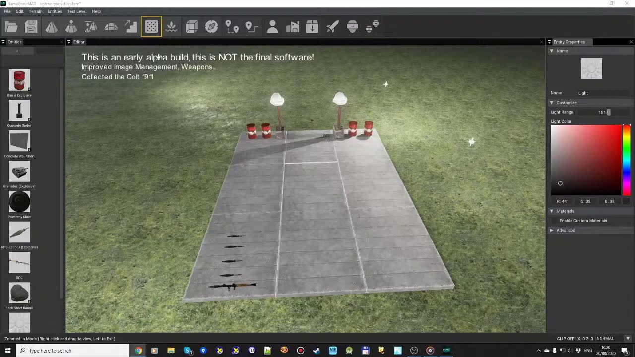 GameGuru MAX - Broadcast #10 - Weapon Integration progress.