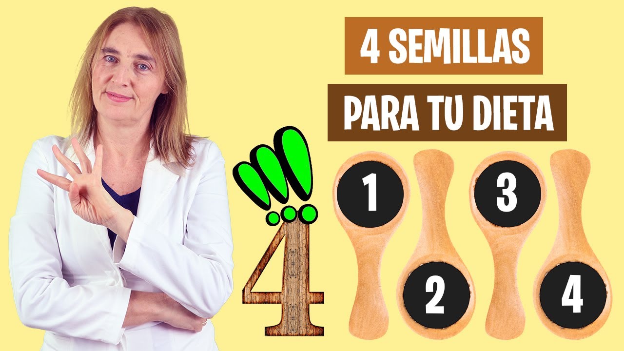 4 SEMILLAS que DEBERÍA TENER tu DIETA | Pon semillas en tu dieta | Alimentación real saludable