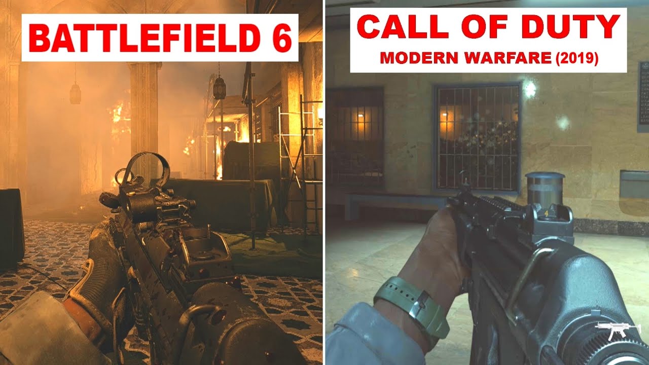 Battlefield 6 vs Call of Duty Modern Warfare (2019) - Weapon Comparison