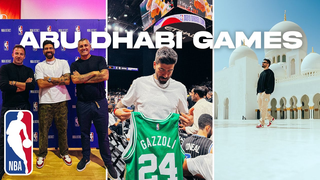 ABU DHABI ENTRA IN MODALITÀ NBA: EMOZIONI UNICHE ED INCONTRI EPICI! 🏀🤩