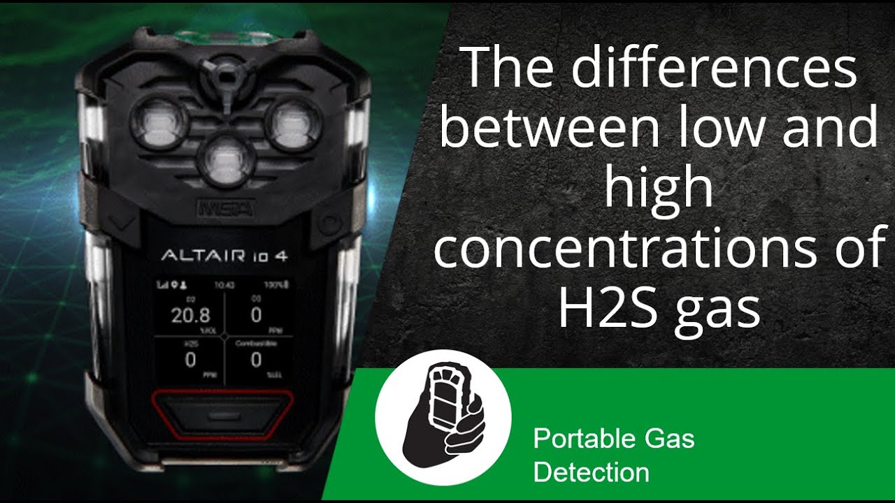 The differences between low and high concentrations of H2S gas