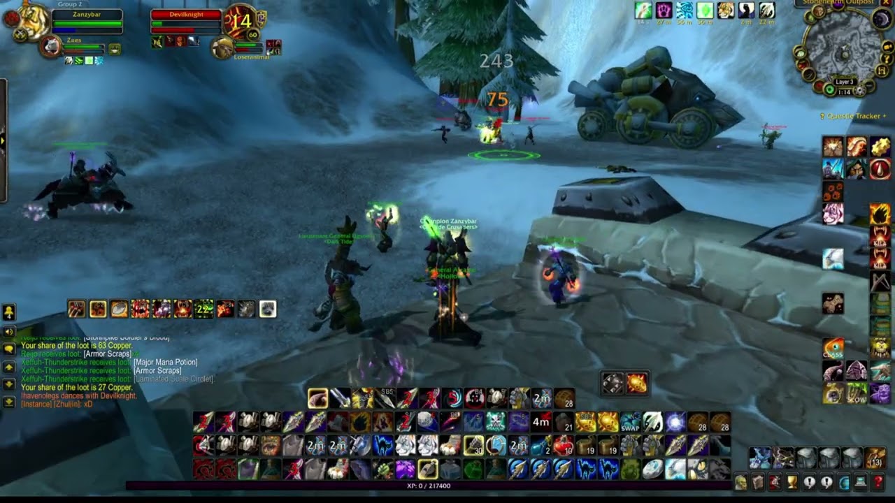 Zanzybar How to Win Alterac Valley. (For the Horde!) - Classic WoW Spineshatter Horde.