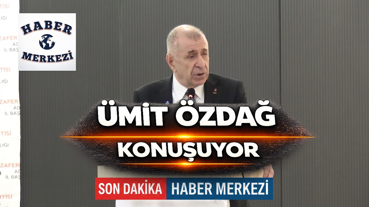 Zafer Partisi Genel Başkanı Ümit Özdağ, Adana'da açıklama yapıyor! #Canlı