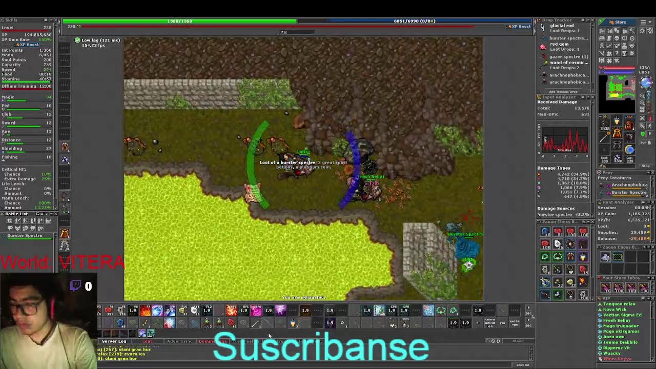 [Tibia] VITERA || MS 220+ || TEAM HUNT 200+ BURIED CATHEDRAL -3