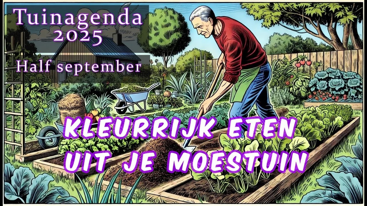 Tuinagenda Half September | Oogst, traybake & najaarstuintips (#2025/26)