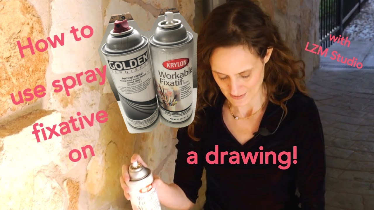 How to Use Spray Fixative on a Drawing
