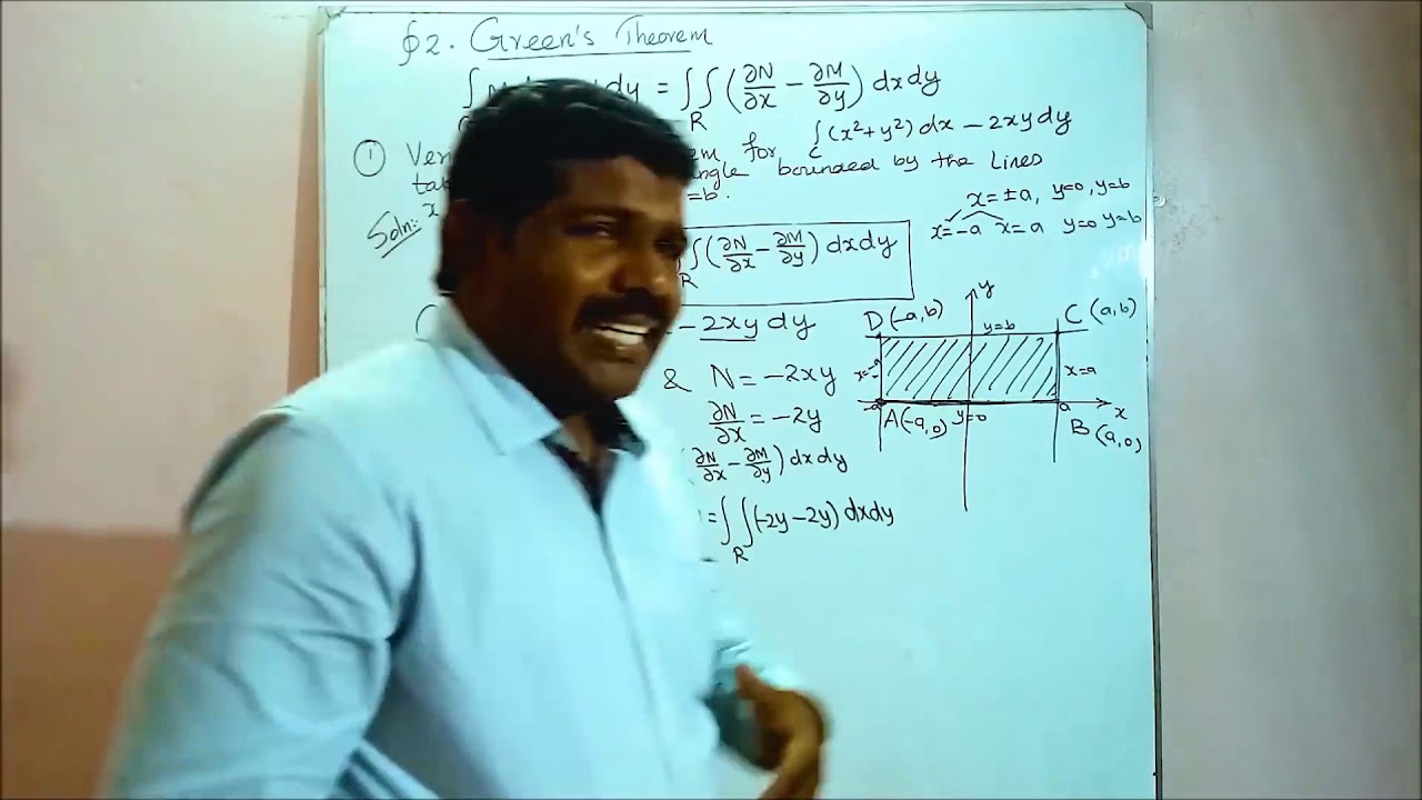 01.04.Green's Theorem  Part 3 | MA6251  |Just Rise Academy