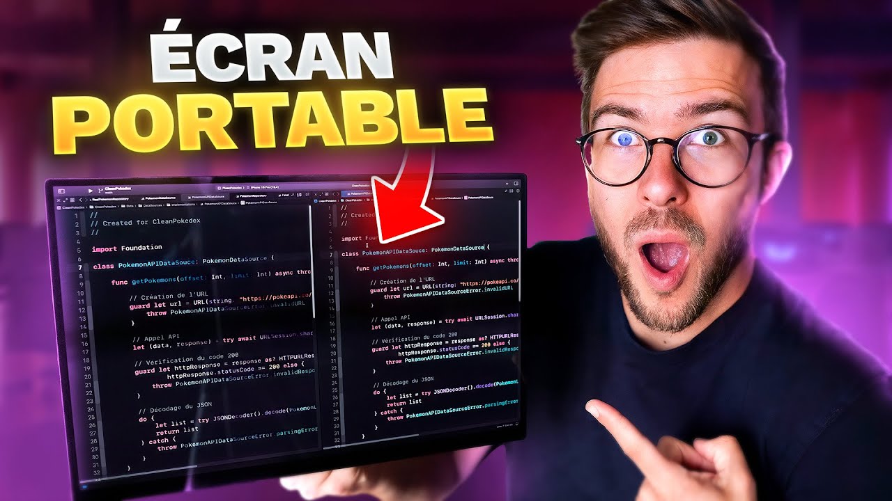 CET &Eacute;CRAN PORTABLE DE 16'' va vous SURPRENDRE ! @ternsetups