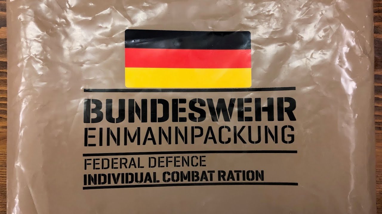 MRE: Germany, One Man Ration Pack Einmannpackung Type 2