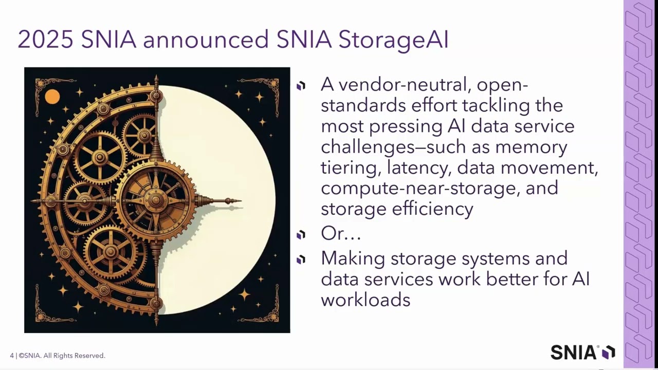 Приветствие и введение к предварительному обзору SNIA 2026