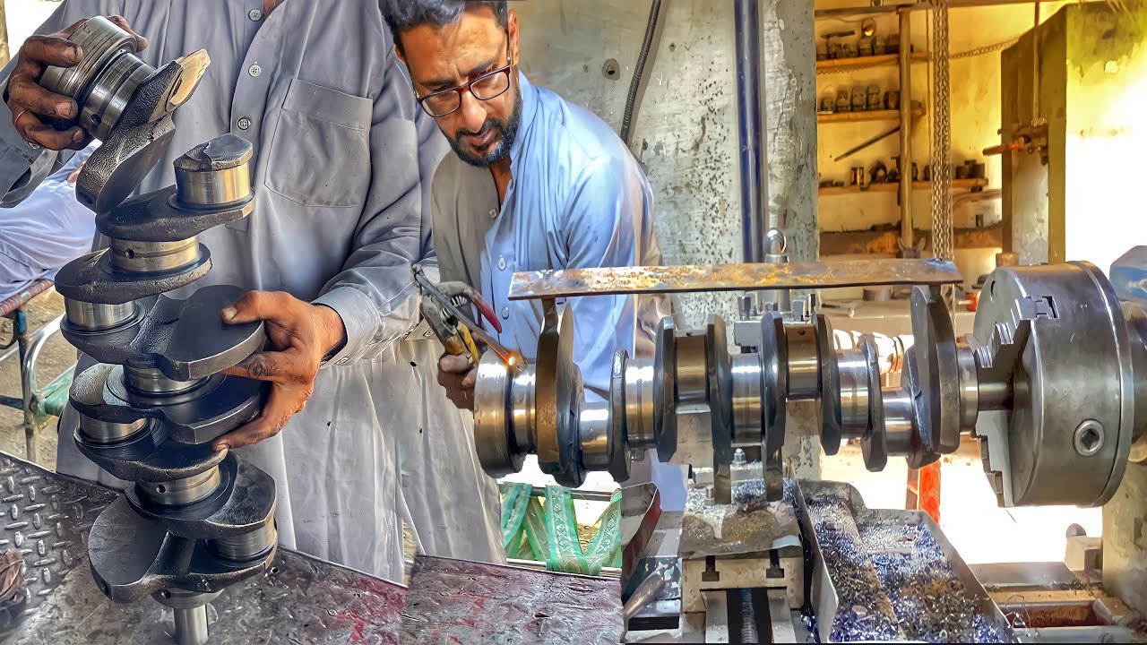 How we made a broken two-piece crankshaft | How was our work? |