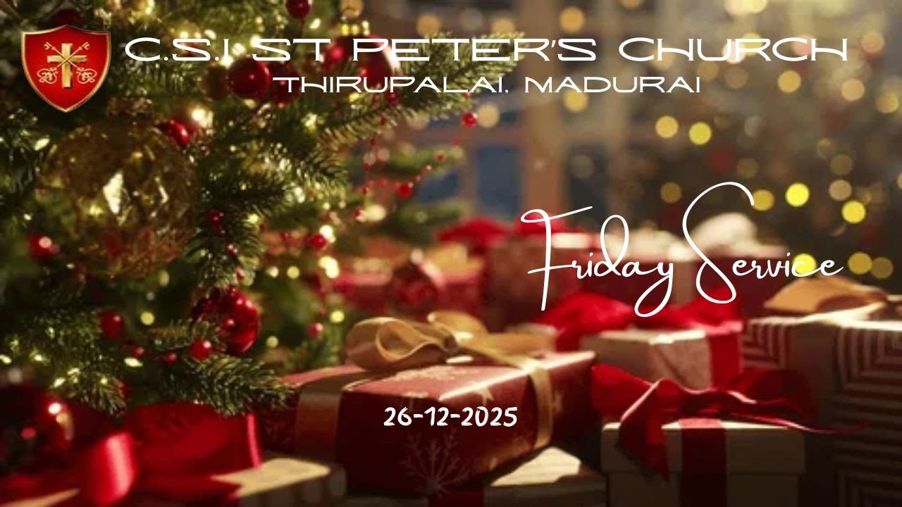 வெள்ளிக்கிழமை ஆராதனை || Friday Service 26 December 2025
