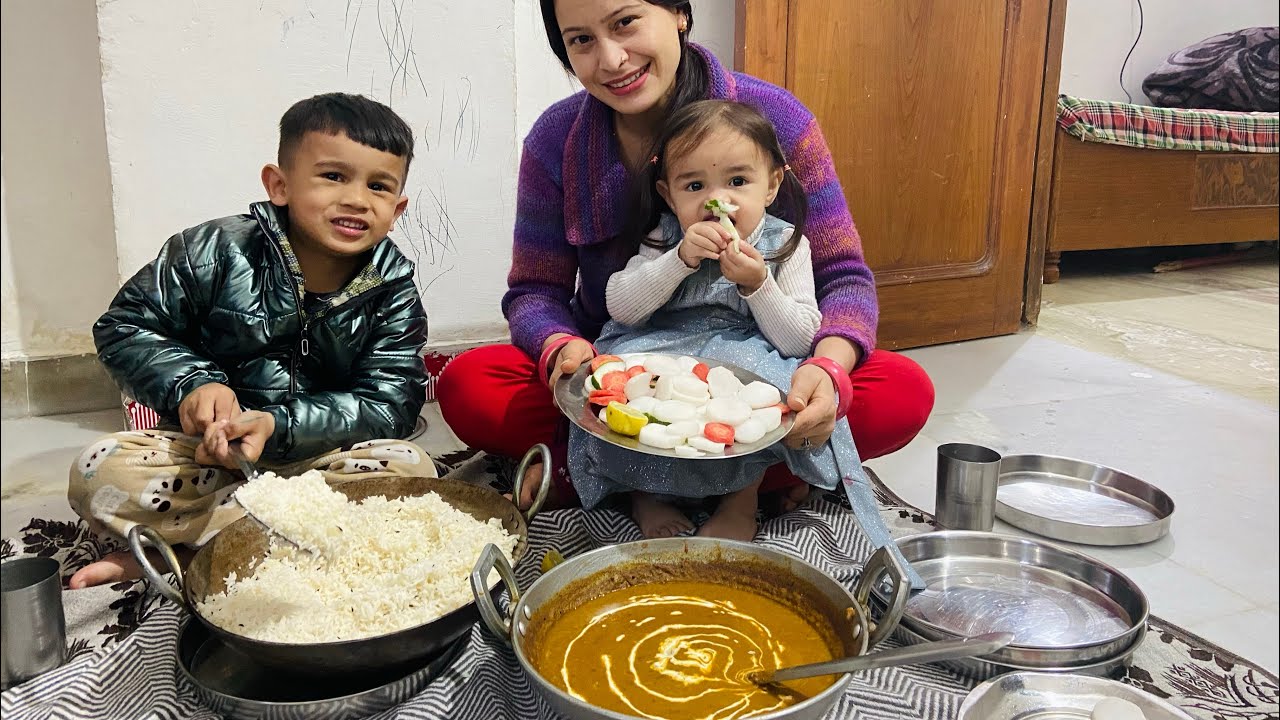 First Time Dal Makhni Banaai 😍 || Negi & Family