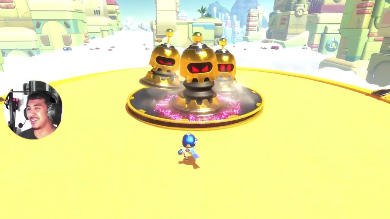 Astro Bot | Serpent Starway: Crumble Rumble 3 | Gameplay