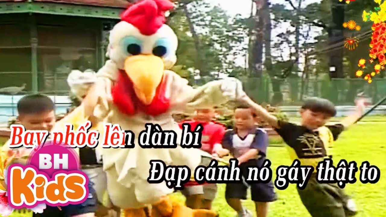 Nhạc Thiếu Nhi Karaoke Cho Bé ♫ Em Thích Con Gà Trống Ò Ó O ♫ Quả Gì Mà Chua Chua Thế