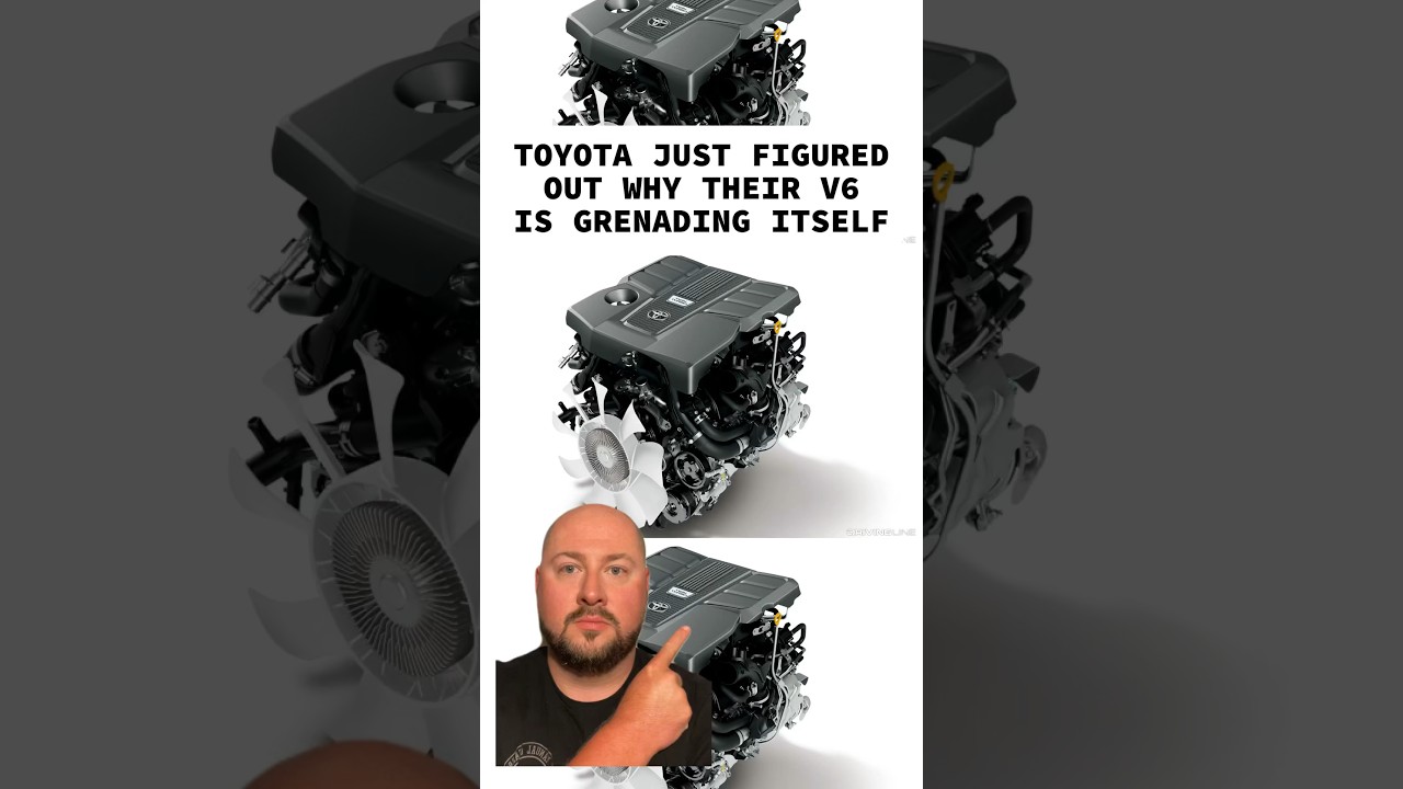Toyota выяснила, почему их новый турбированный V6 взрывает сам себя. #Toyota #toyotatundra #toyot...