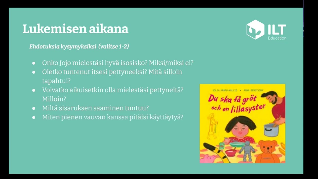 Lukulumon käyttökoulutus varhaiskasvatuksen työntekijöille - Pedagogisen lukuhetken pitäminen