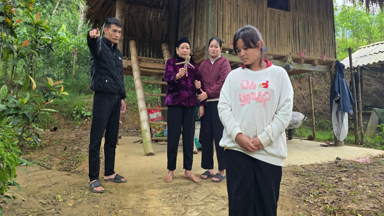 Thuan kicked Tuyet out of the house and asked her not to appear in front of him again.