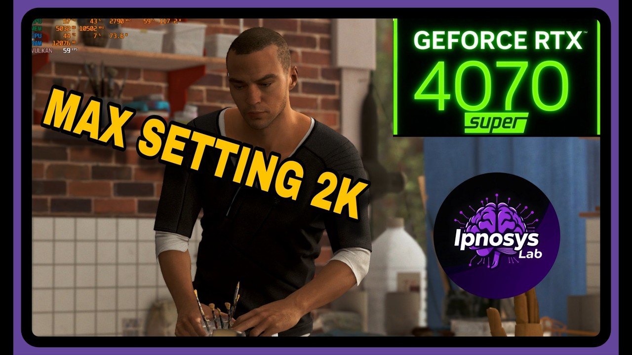 RTX 4070 SUPER | Detroit Become Human | MAX SETTING 2K