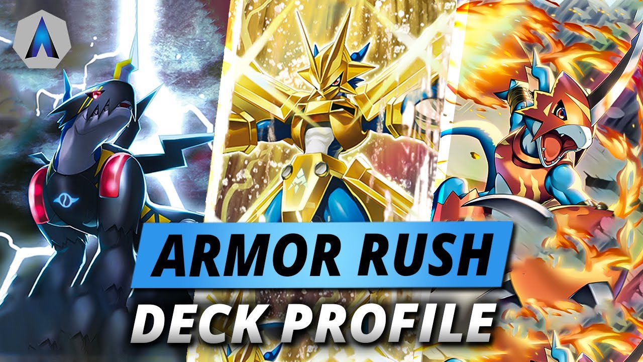 Digimon TCG! COMPETITIVE!!! Armor Rush Deck Profile & In-Depth Guide! (BT8 & EX2 English Format)