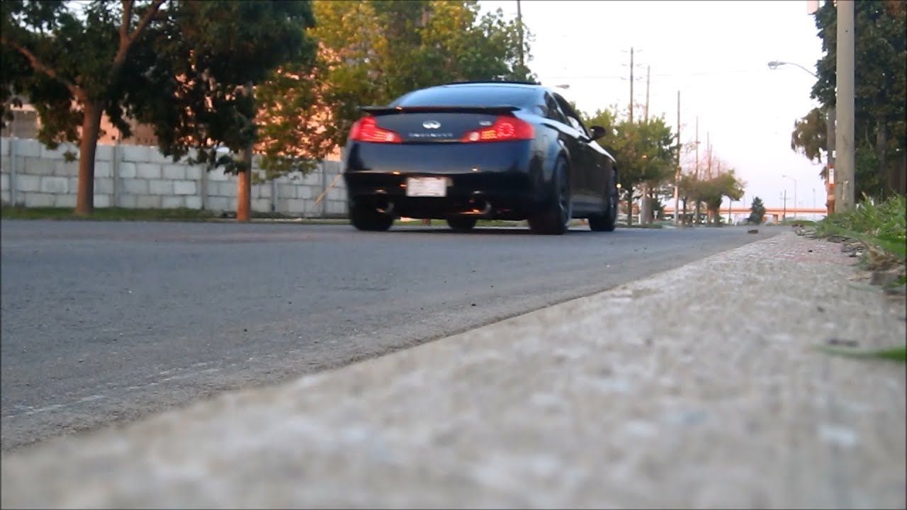 Infiniti G35 Coupe TopSpeed Pro1 Exhaust (Inside and Outside)