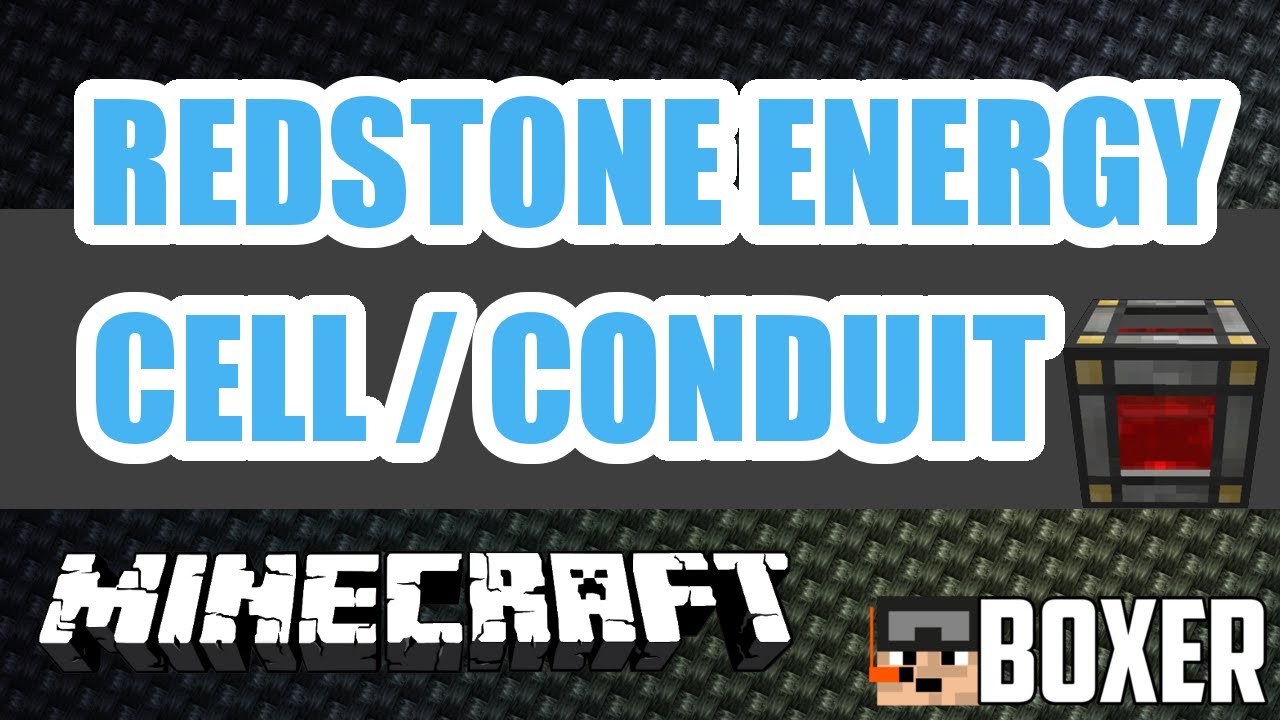 Redstone Energy Cell / Conduit : Thermal Expansion : Feed The Beast - Tutorial w/ BoxerGaming