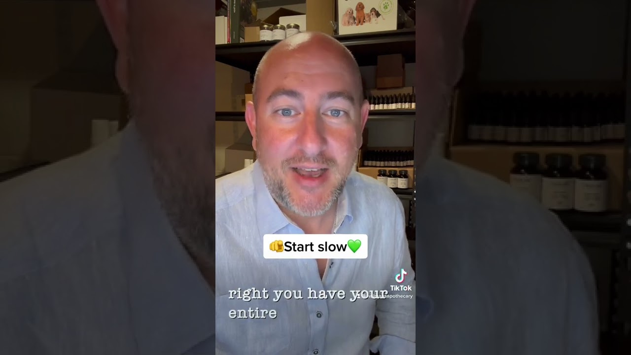 Start low and slow. Beginner's Tip for using CBD/cannabis from Walman's Apothecary