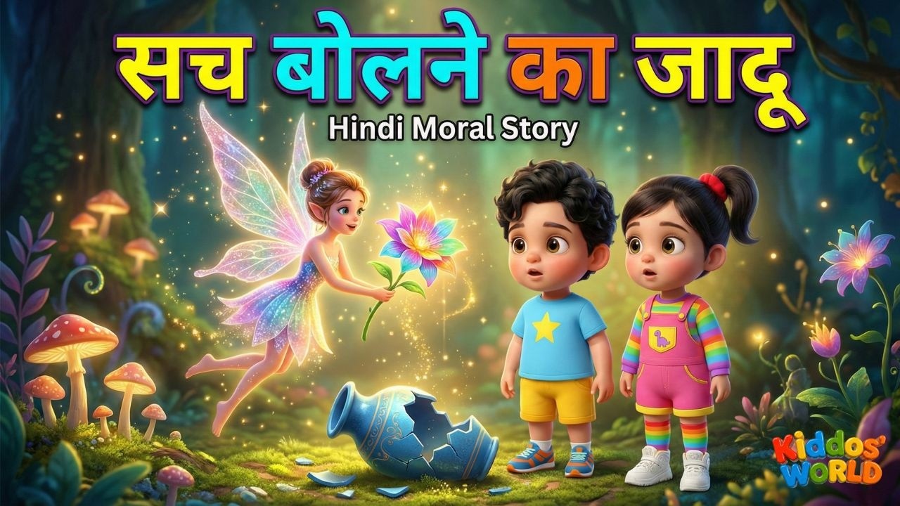 Sach Bolne Ka Jaadu ✨ | Hindi Moral Stories For Kids | Aayu & Pihu | Kiddos World