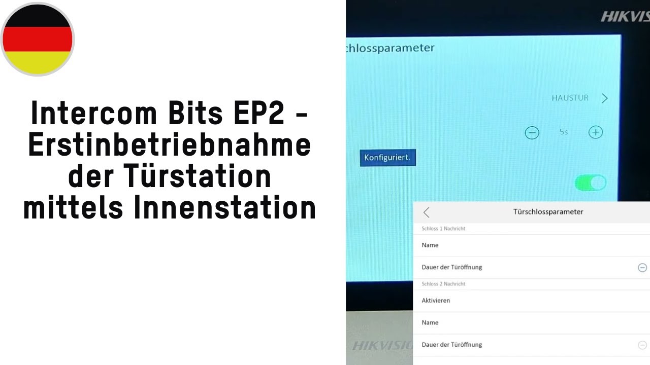 Intercom Bits EP2 - Erstinbetriebnahme der Türstation mittels Innenstation
