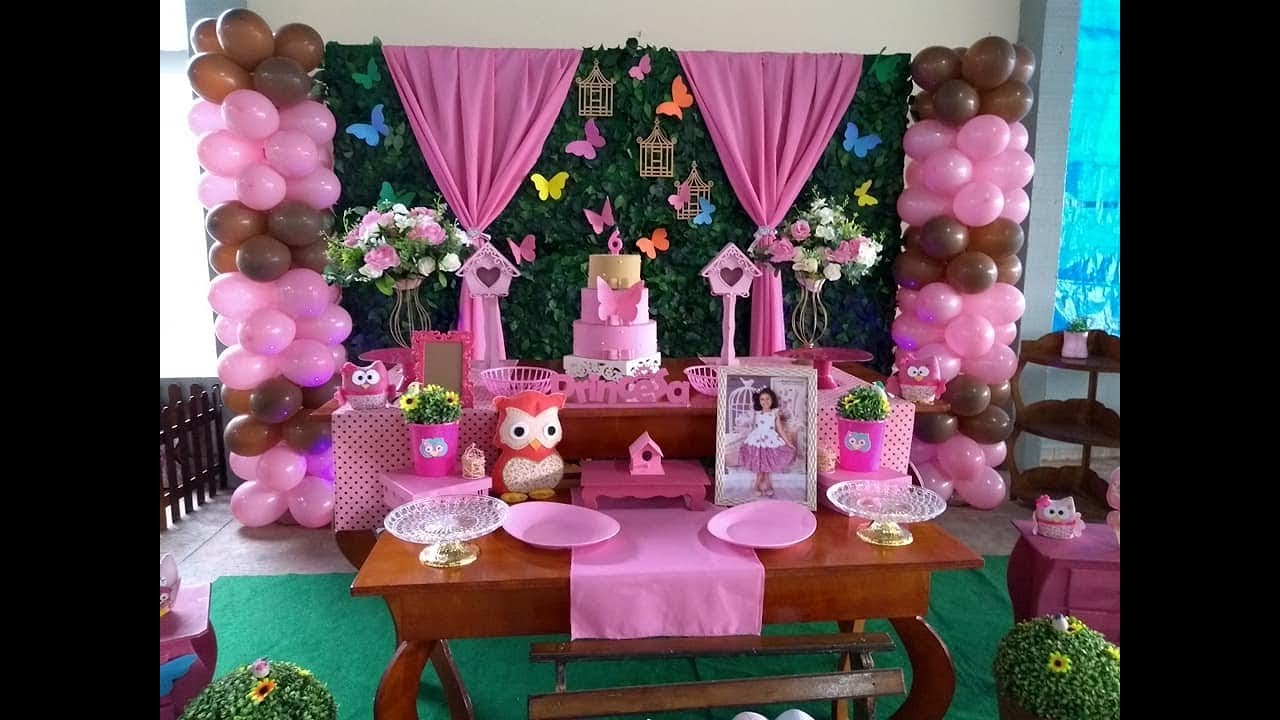 DECORAÇÃO DE FESTA / TEMA JARDIM - ANIVERSÁRIO INFANTIL
