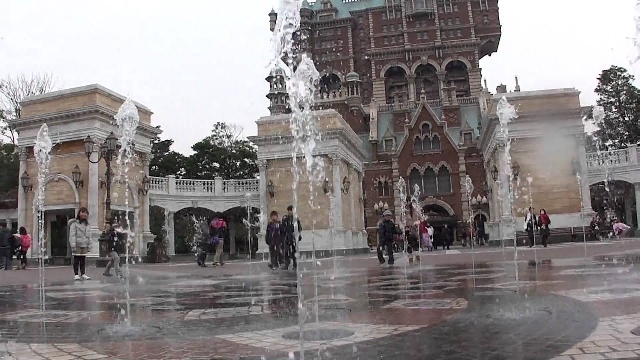 2011/01/15アメフロ真冬の噴水子供に人気