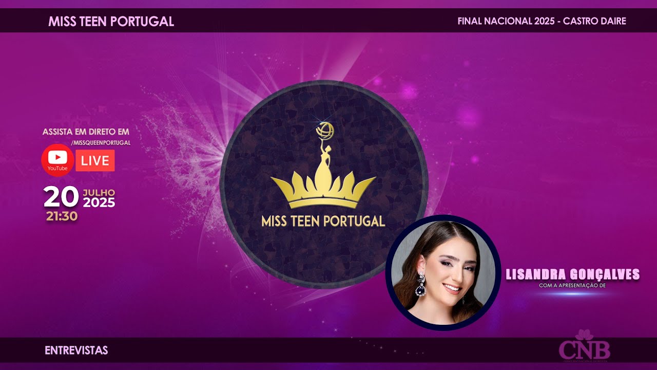 MISS TEEN PORTUGAL 2025 - Entrevistas