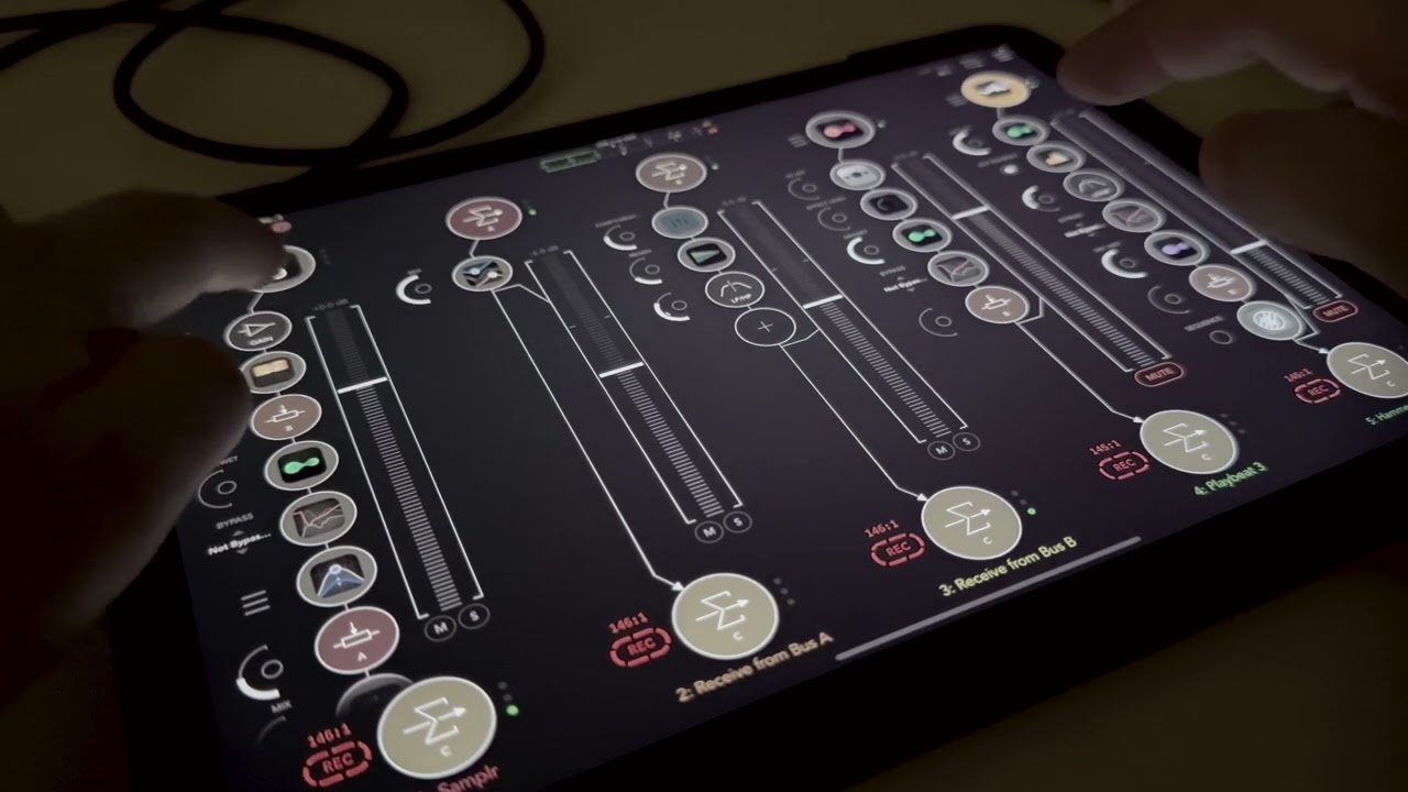 Peace Piece (ambient sampling with iPad and Samplr app)