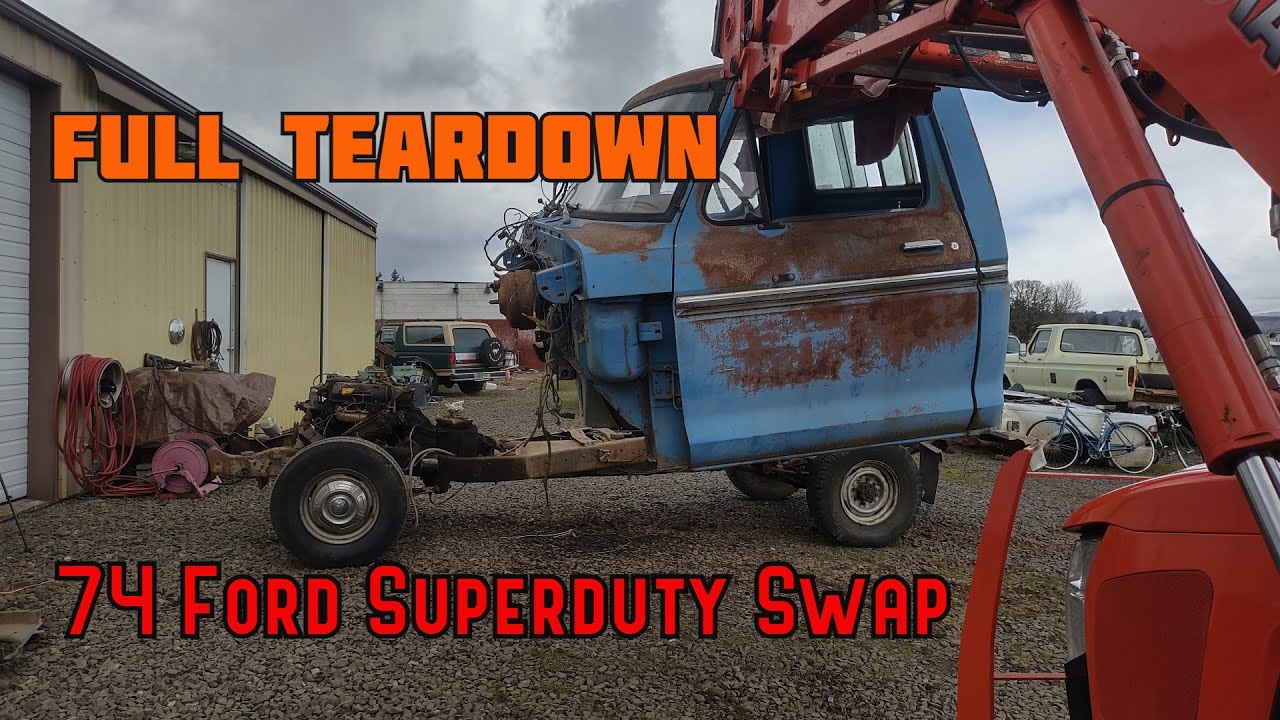 74 Ford Dentside Superduty Axle Swap Pt2