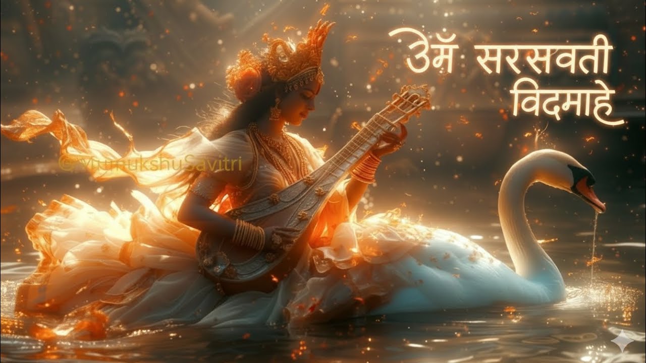 Om Saraswati Vidmahe 🪕📖 Saraswati Puja special song 💖