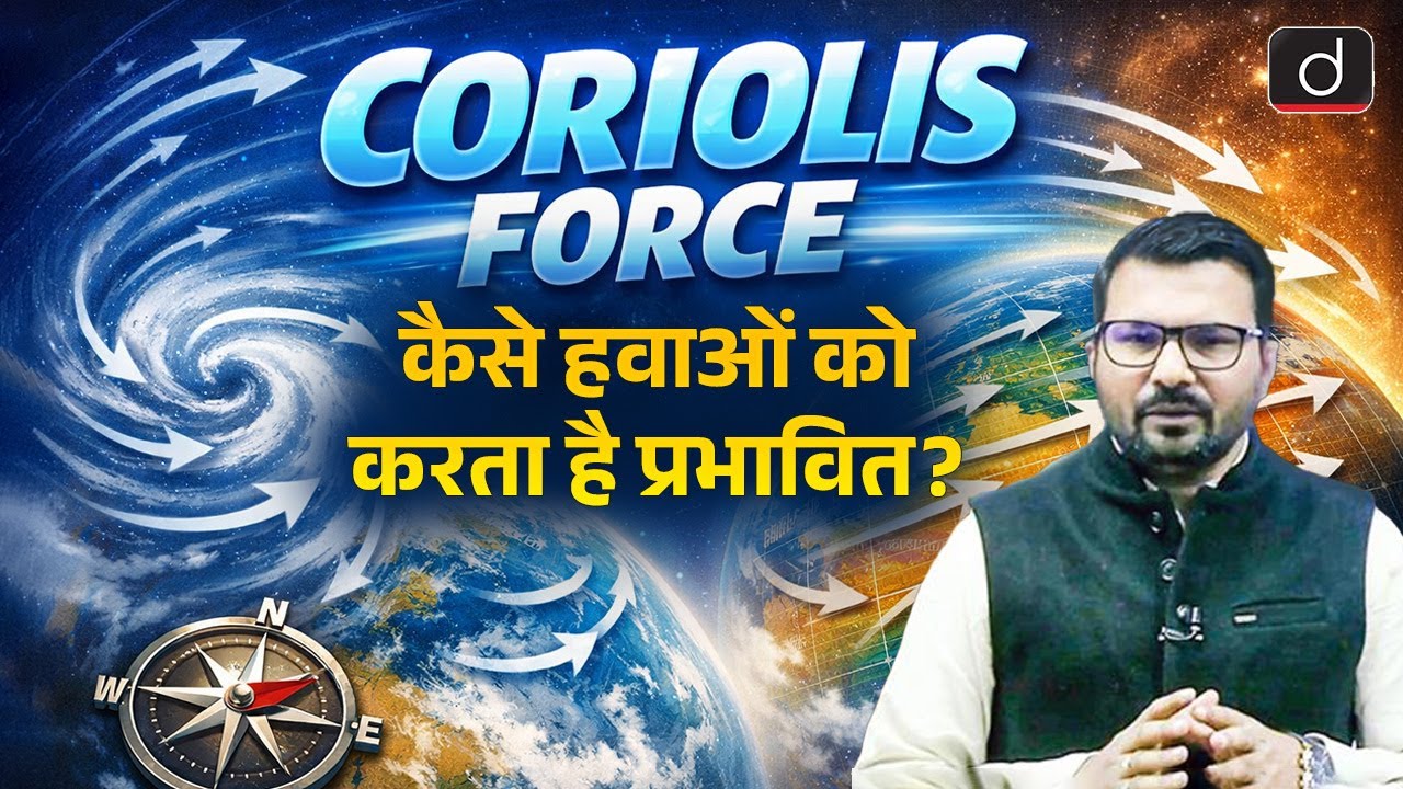Coriolis Force and Its Impact | Global Wind Pattern | MPPSC Preparation | Drishti MPPSC
