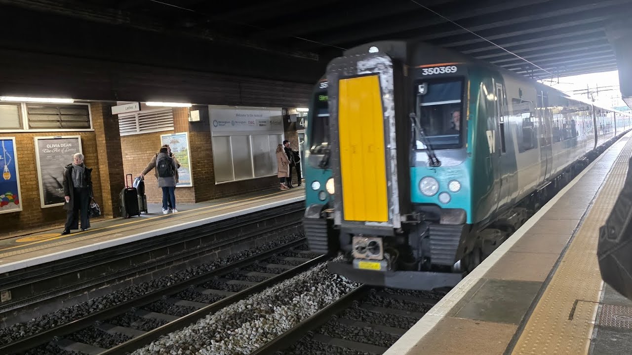 Journey On The LNWR Class 350369 From Birmingham Int'l To Birmingham New St
